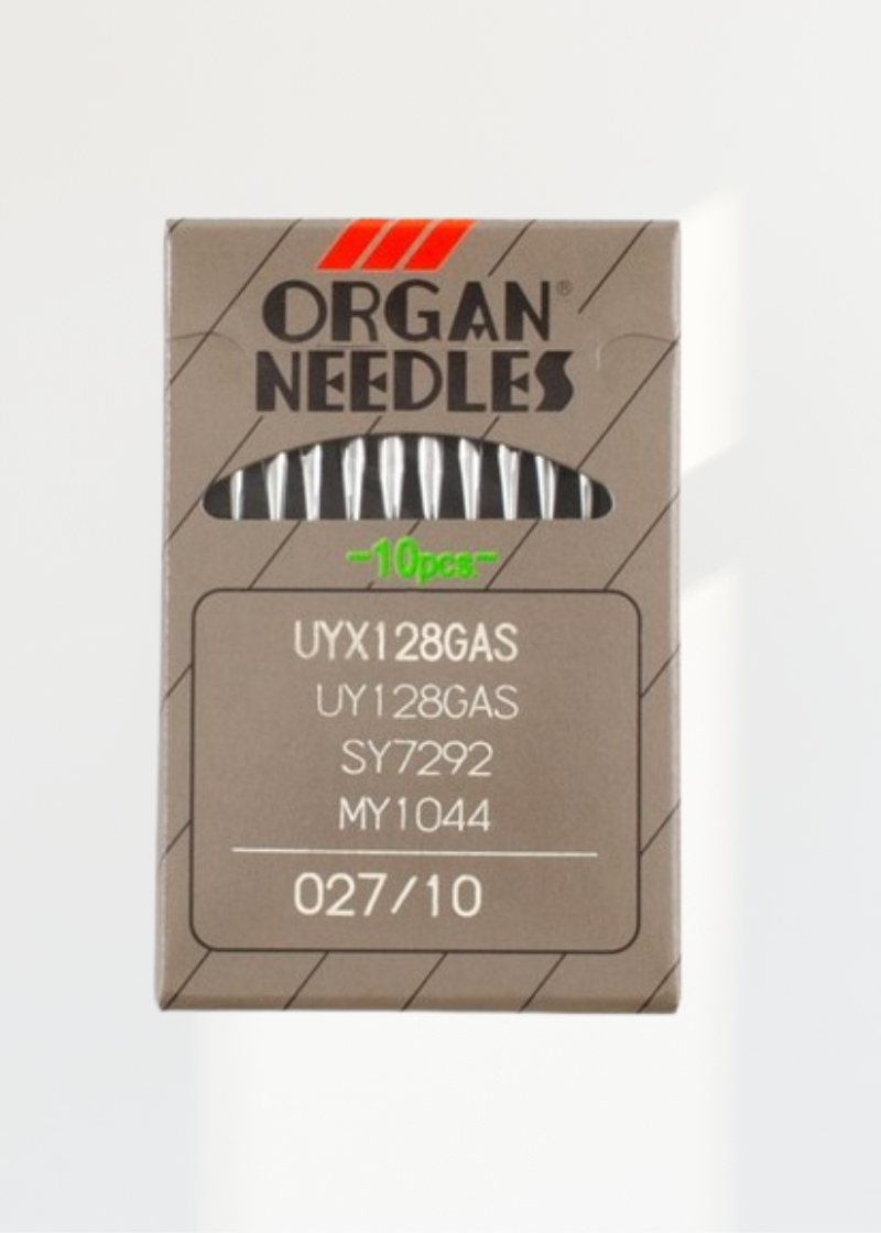 Organ Regular Point Industrial Machine Needles - UYx128GAS, UY128GAS, SY7292, MY1044 - 10/Pack