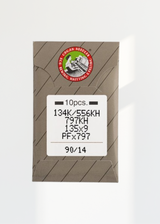 Organ Regular Point Industrial Machine Needles - 134K/556KH, 797KH, 135x9, PFx797 - 10/Pack