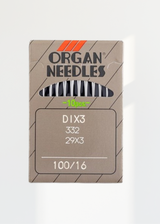Organ Regular Point Industrial Machine Needles - DIx3, 332, 29x3 - 10/Pack