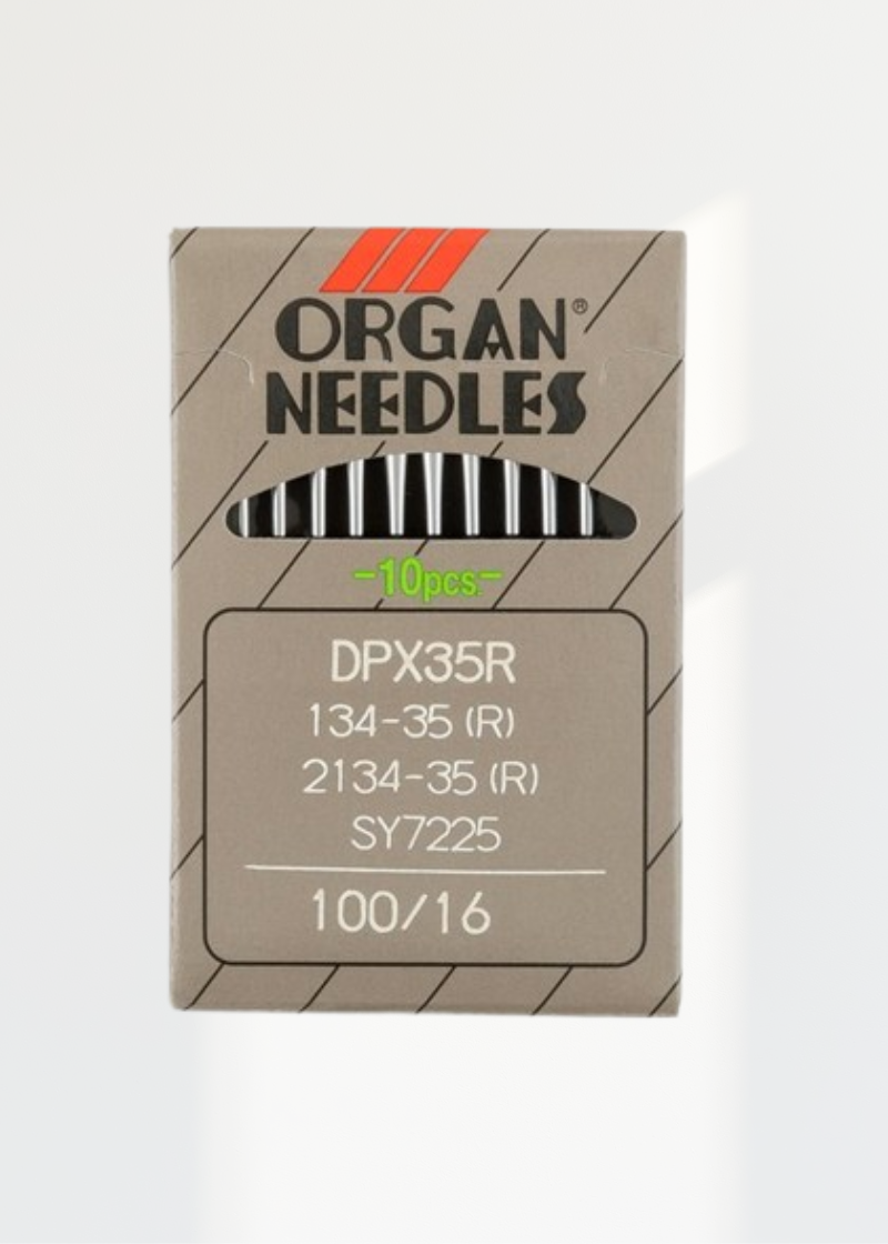 Organ Regular Point Industrial Machine Needles - DPx35R, 134-35(R), 2134-35(R), SY7225 - 10/Pack