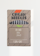 Organ Regular Point Industrial Machine Needles - DIx3, 332, 29x3 - 10/Pack