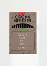 Organ Regular Point W/Round Shank Chandler Button Industrial Machine Needles - TQx1, 175x1, 1985, SY2851 - 10/Pack