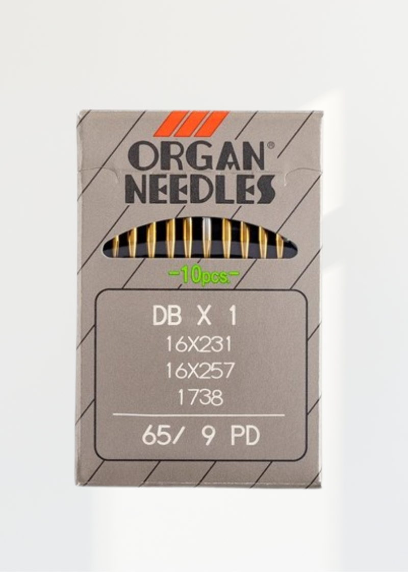 Organ Titanium Regular Point Industrial Machine Needles - DBx1, 16x231, 16x257, 1738 - 10/Pack