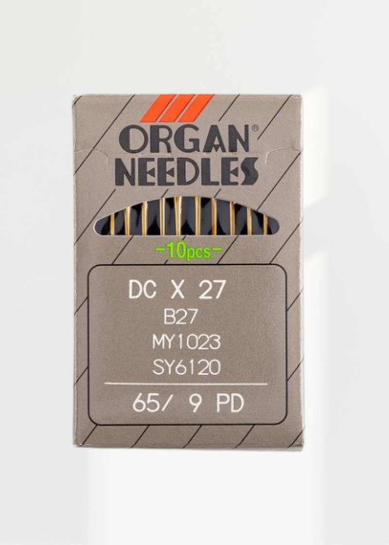 Organ Titanium Regular Point Serger Overlock Industrial Machine Needles - B27, MY 1023, UY 191 GS, DCx27 - 10/Pack