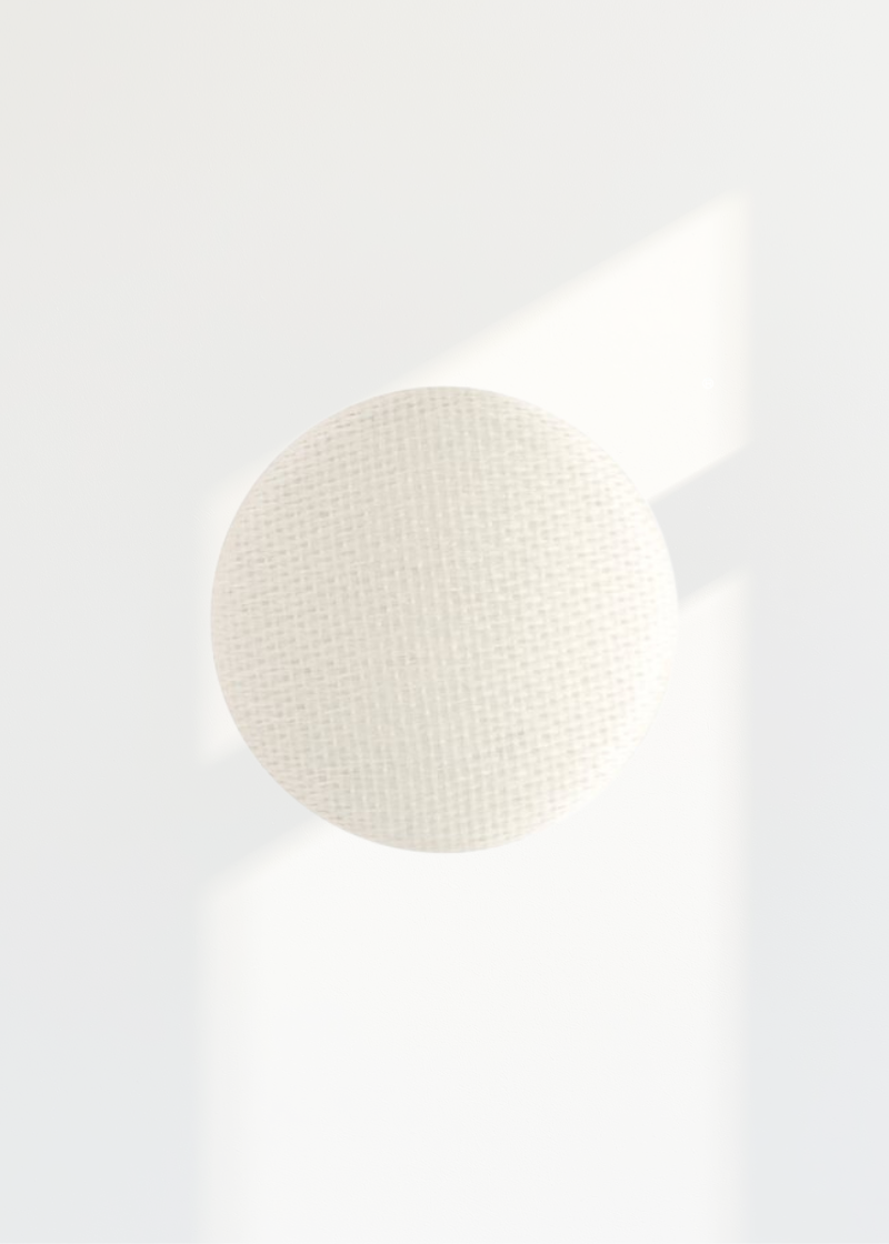 Organza Bridal Buttons - Metal or Canvas Shank - 18L / 11.5mm