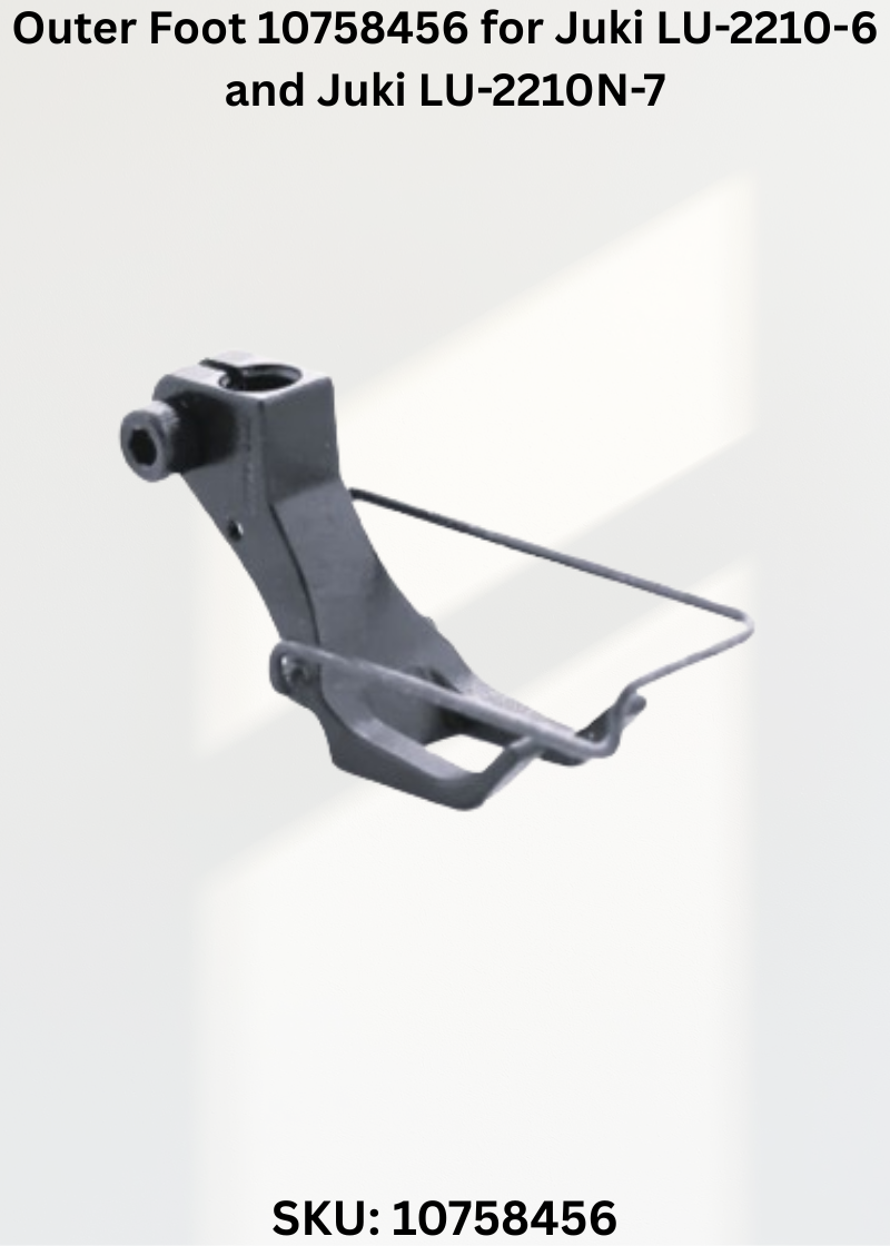 Outer Foot 10758456 for Juki LU-2210-6 and Juki LU-2210N-7 Sewing Machines
