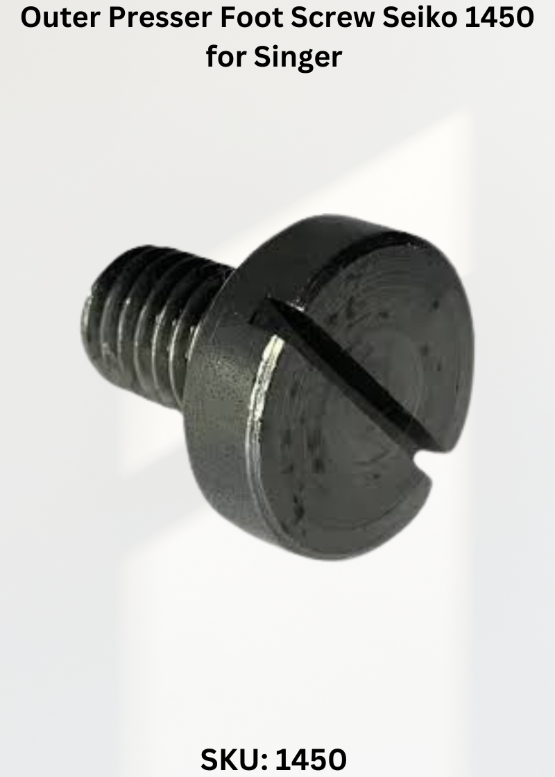 Outer Presser Foot Screw 1450 for Seiko SK-2B, 6, 6F Sewing Machine