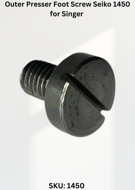 Outer Presser Foot Screw 1450 for Seiko SK-2B, 6, 6F Sewing Machine