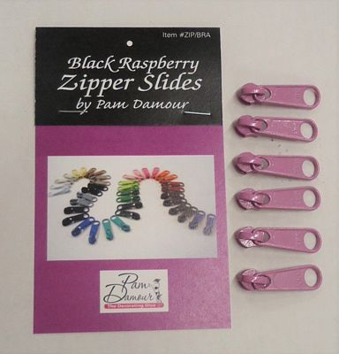 The Decorating Diva Zipper Slides Black Raspberry