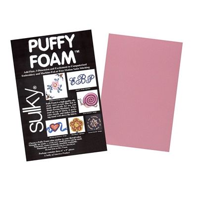Sulky Puffy Foam 2mm Pink, 3 pack