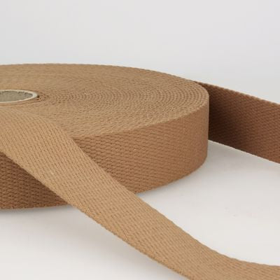 Products from Abroad 100% Cotton Webbing, 1.75 in x 22 yds , Tan