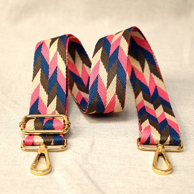 Products from Abroad Adjustable Shoulder Strap, Colorful Chevron