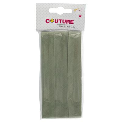 Products from Abroad Folded Bias Binding, .75 in x 4 yds Sage Green