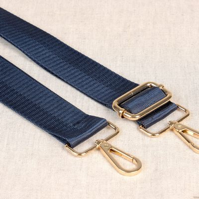 Products from Abroad Adjustable Shoulder Strap Solid 1.5 in, Navy