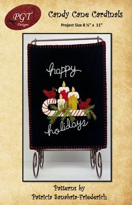 PGT Designs Candy Cane Cardinal Hanger Pattern