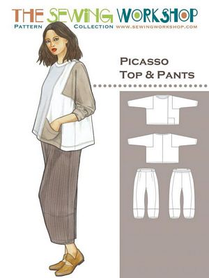 The Sewing Workshop Picasso Top & Pants Pattern