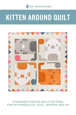 Pen and Paper Patterns Kitten Around Quilt Pattern