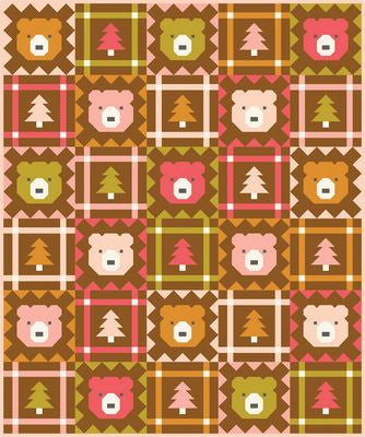 Pen and Paper Patterns Grizzly Grove Quilt Pattern