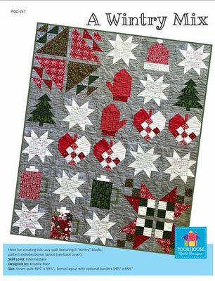 Poorhouse Quilt Designs A Wintry Mix Pattern