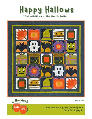 Poorhouse Quilt Designs Happy Hallows Block of the Month