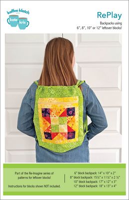 Poorhouse Quilt Designs RePlay Backpack