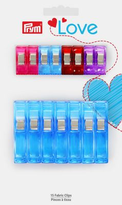 Prym Love Fabric Clips - Small and Large