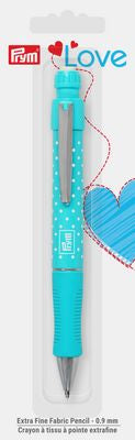 Prym Love Extra Fine Fabric Pencil - Turquoise