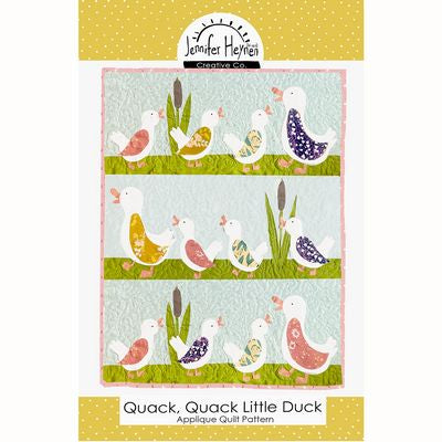Jennifer Jangles, LLC Quack, Quack, Little Duck Applique Quilt Pattern