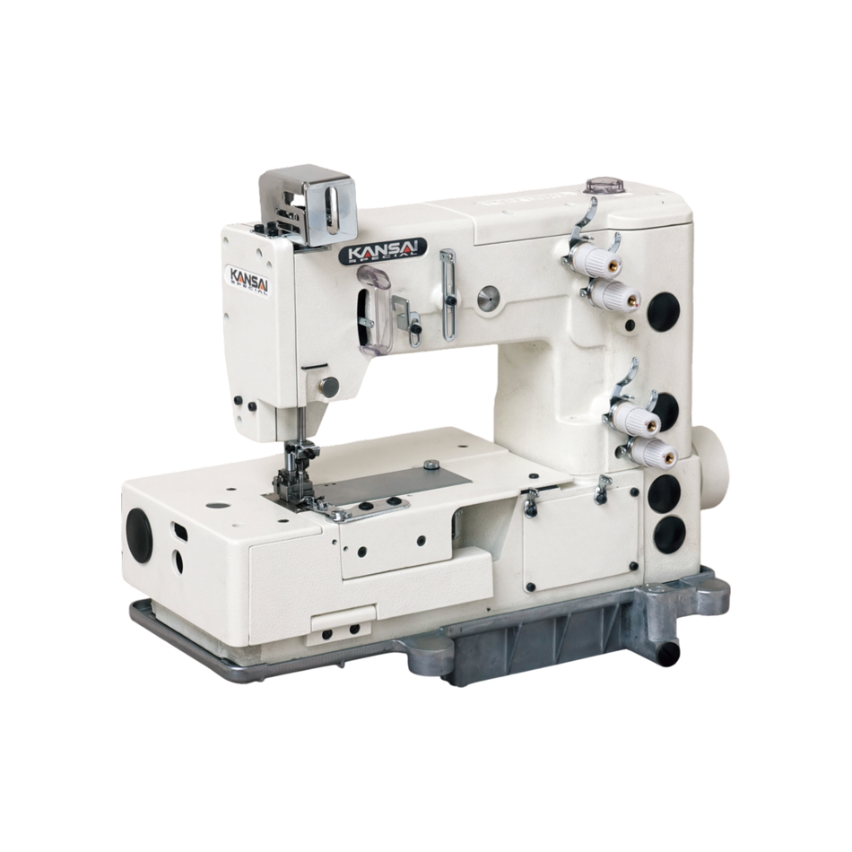 Kansai Special PX・MAC SERIES -  2 Needle, Flat Bed, Double Chain Stitch, 4, 5-Point Zig-Zag Sewing Machine