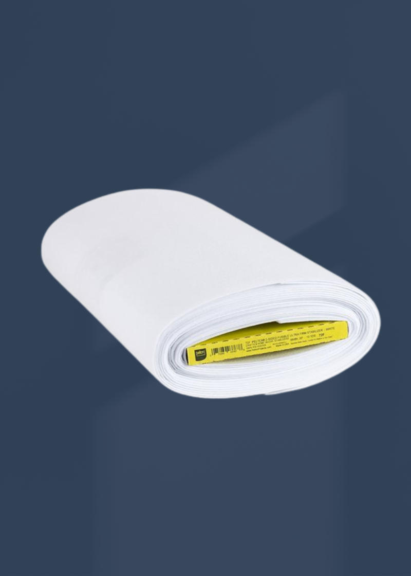Pellon 72F Peltex II Two-Sided Fusible Ultra Firm Non-Woven Stabilizer - 20" X 10 Yds. - White