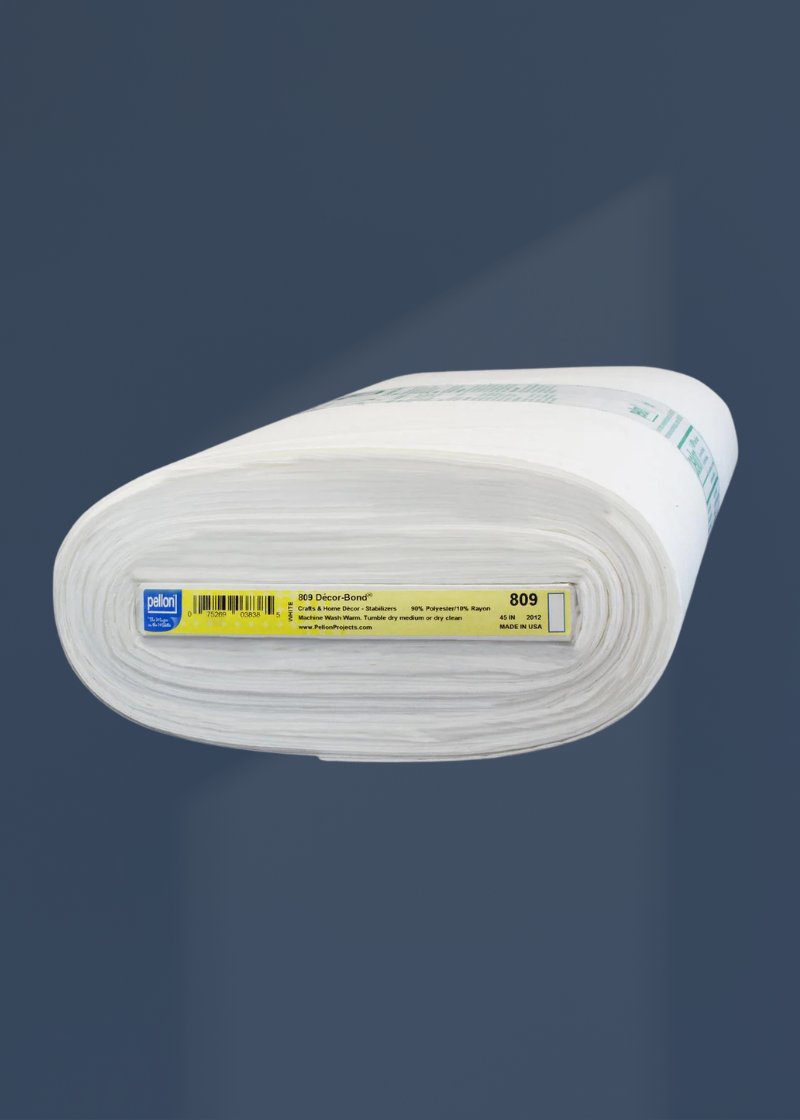 Pellon 809 Décor-Bond Firm Non-Woven Stabilizer - 45" x 25 yds. - White