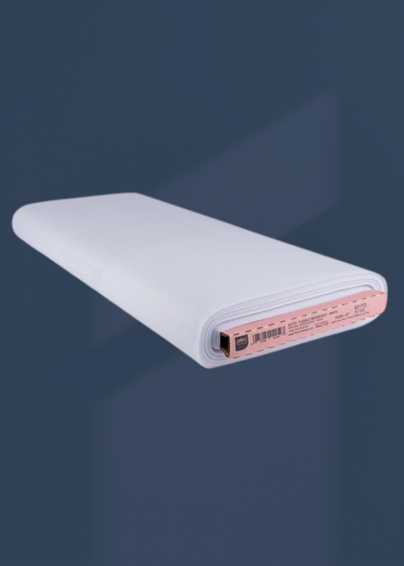 Pellon 931TD Fusible Midweight Non-Woven Interfacing - 20" x 25 yds. - White