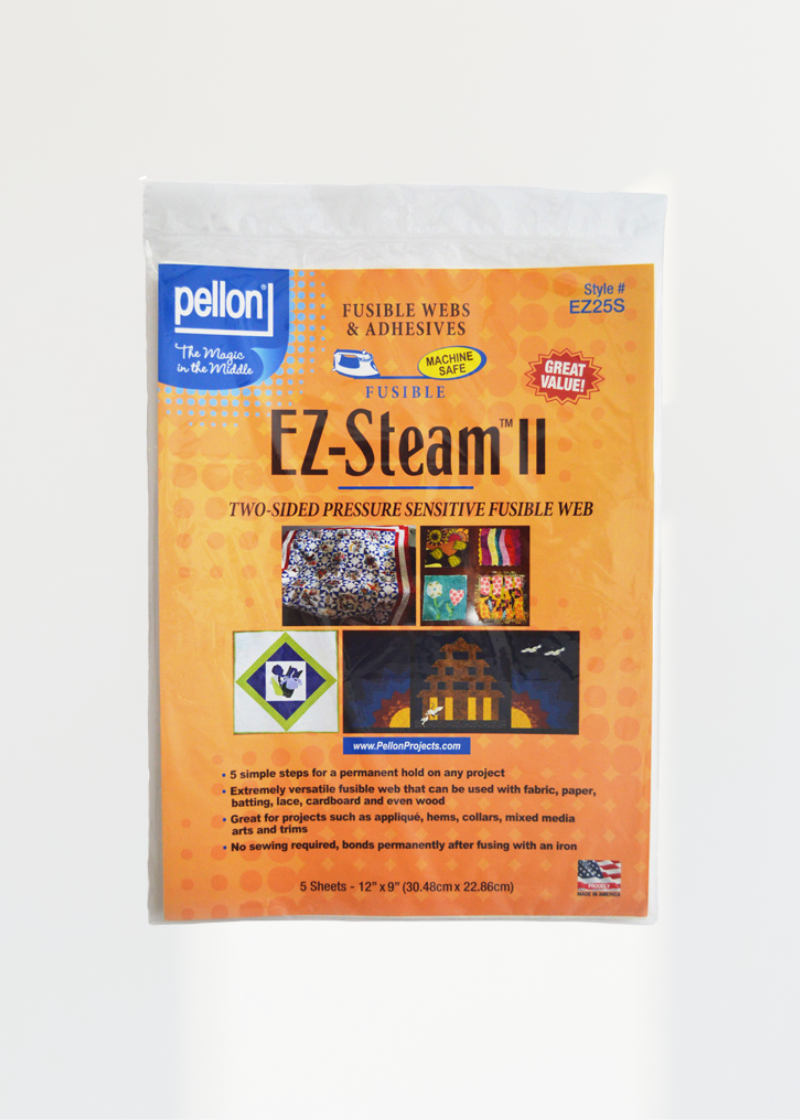 Pellon EZ Steam II Two-Sided Fusible Paper Backed Adhesive - 9" x 12" - 5/Pack