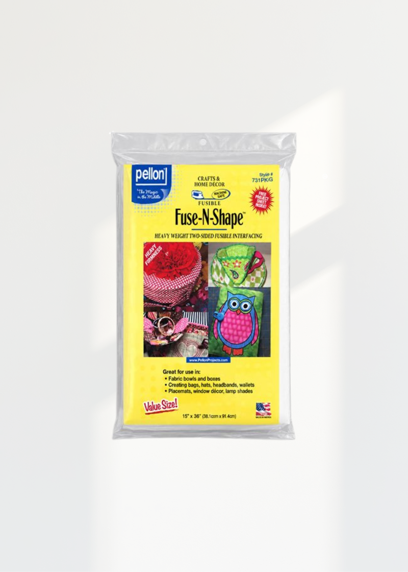 Pellon 731 Fuse-N-Shape Heavyweight Fusible Interfacing - 15" x 1 yd.