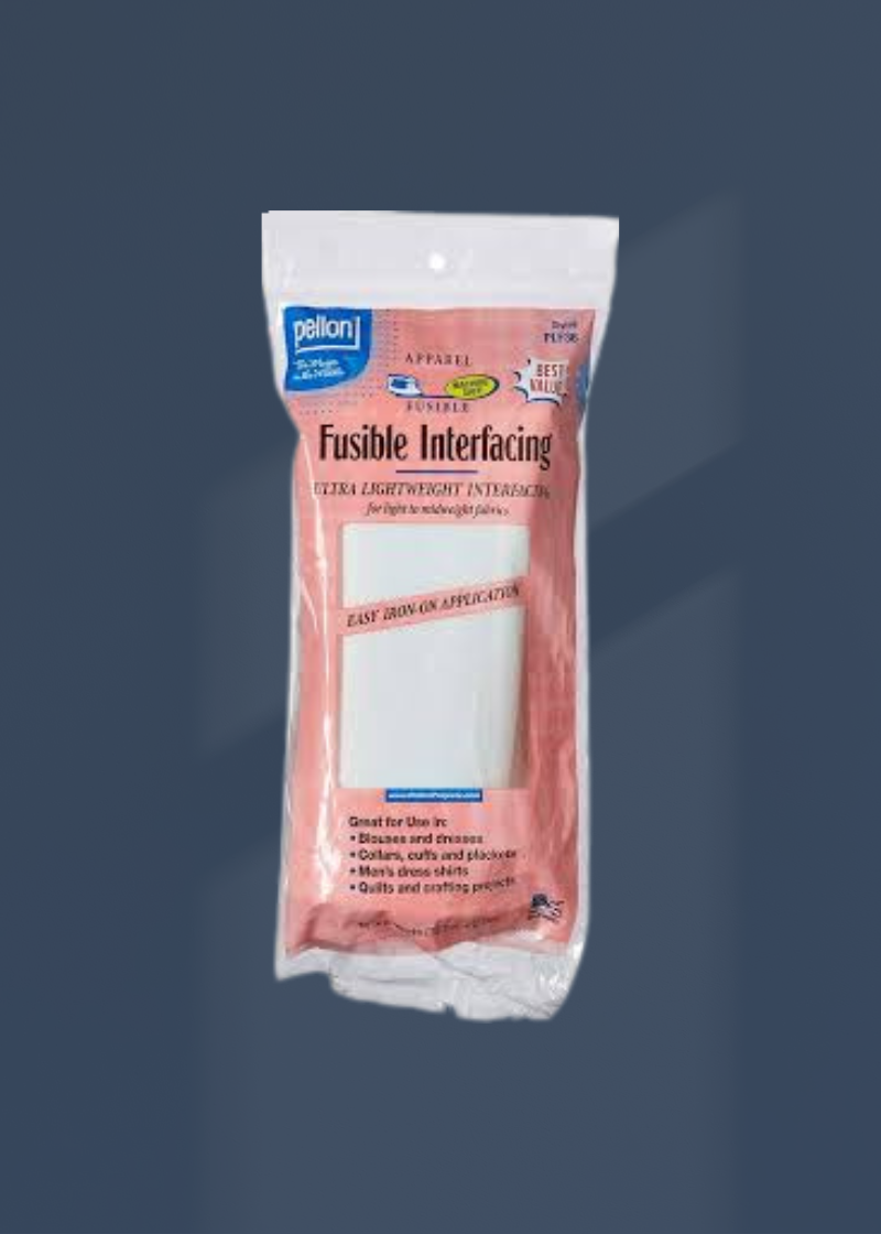 Pellon PLF36 Non-Woven Ultra Light-Weight Fusible Interfacing - 15" x 3 yds. - White