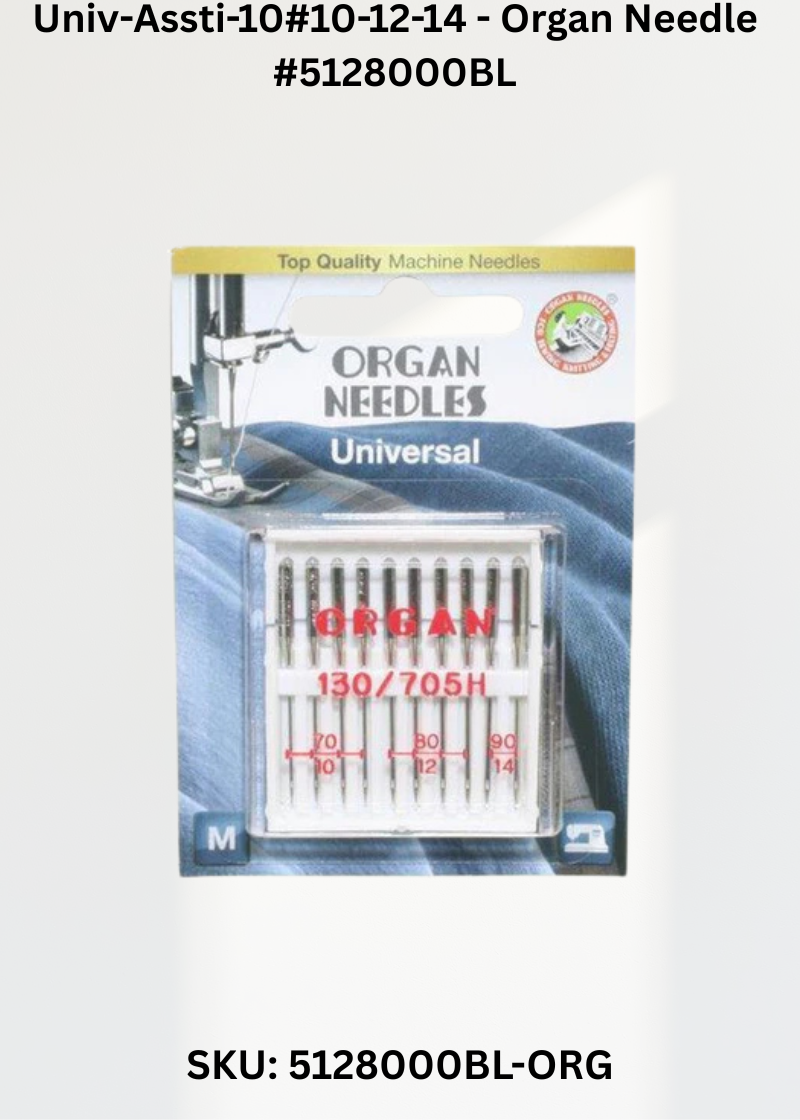 Univ-Assti-10#10-12-14 - Organ Needle #5128000BL