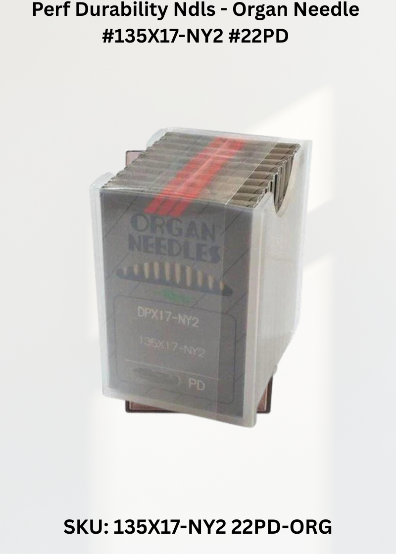 Perf Durability Ndls - Organ Needle #135X17-NY2 #22PD