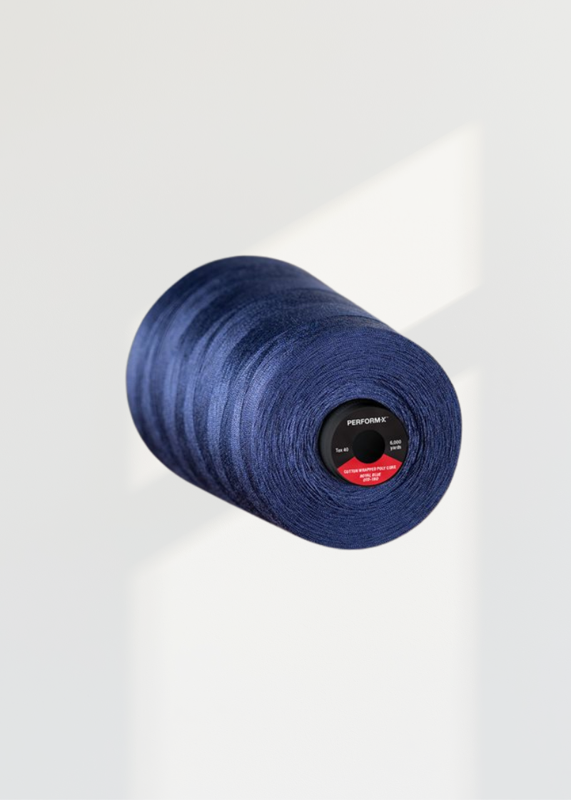 Perform-X All-Purpose Sewing Thread – Cotton-Wrapped Poly Core, Tex 40, 6,000 Yards