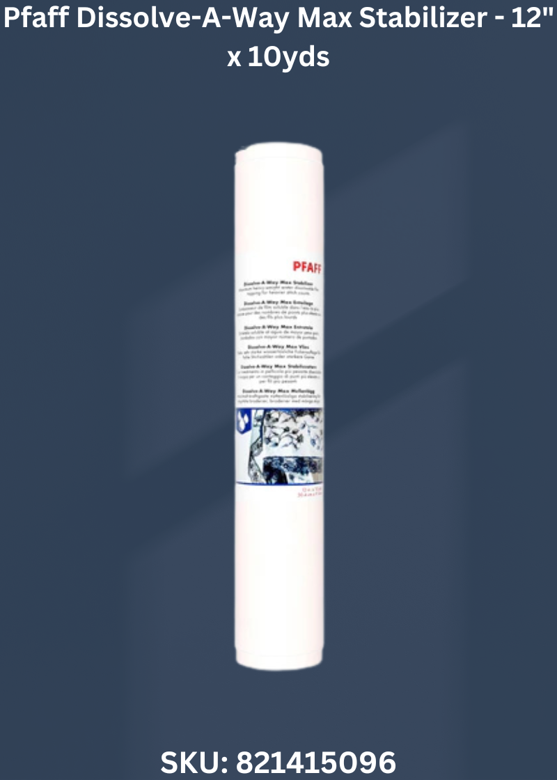 Pfaff Dissolve-A-Way Max Stabilizer - 12" x 10yds