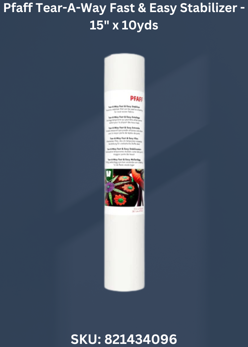 Pfaff Tear-A-Way Fast & Easy Stabilizer - 15" x 10yds