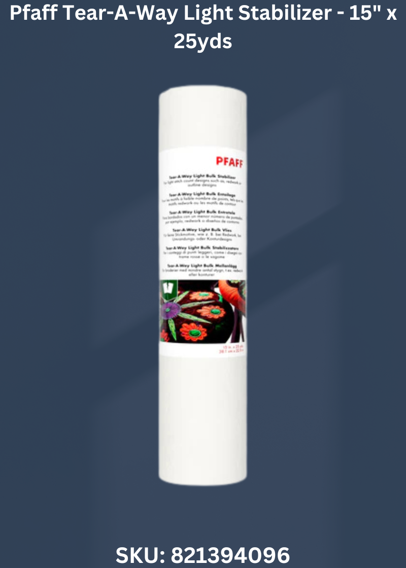 Pfaff Tear-A-Way Light Stabilizer - 15" x 25yds