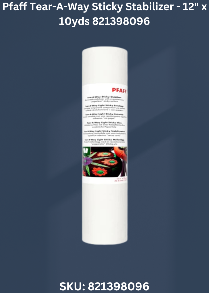 Pfaff Tear-A-Way Sticky Stabilizer - 12" x 10yds
