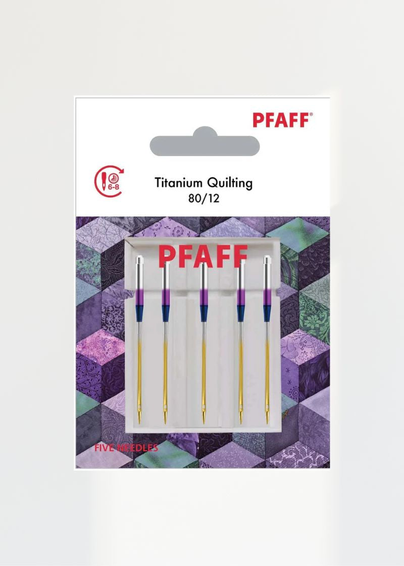 Pfaff Titanium Quilting Machine Needles (130/705H) –5 Pack