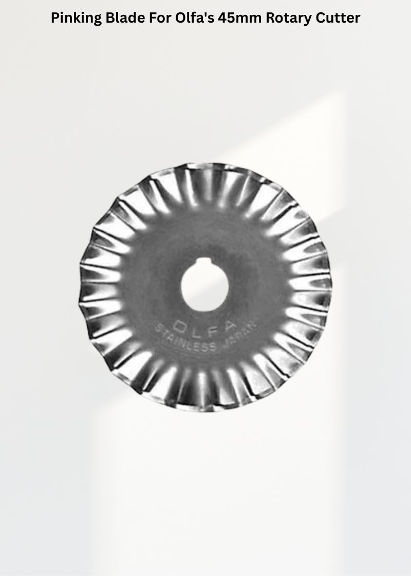 Pinking Blade For Olfa's 45mm Rotary Cutter
