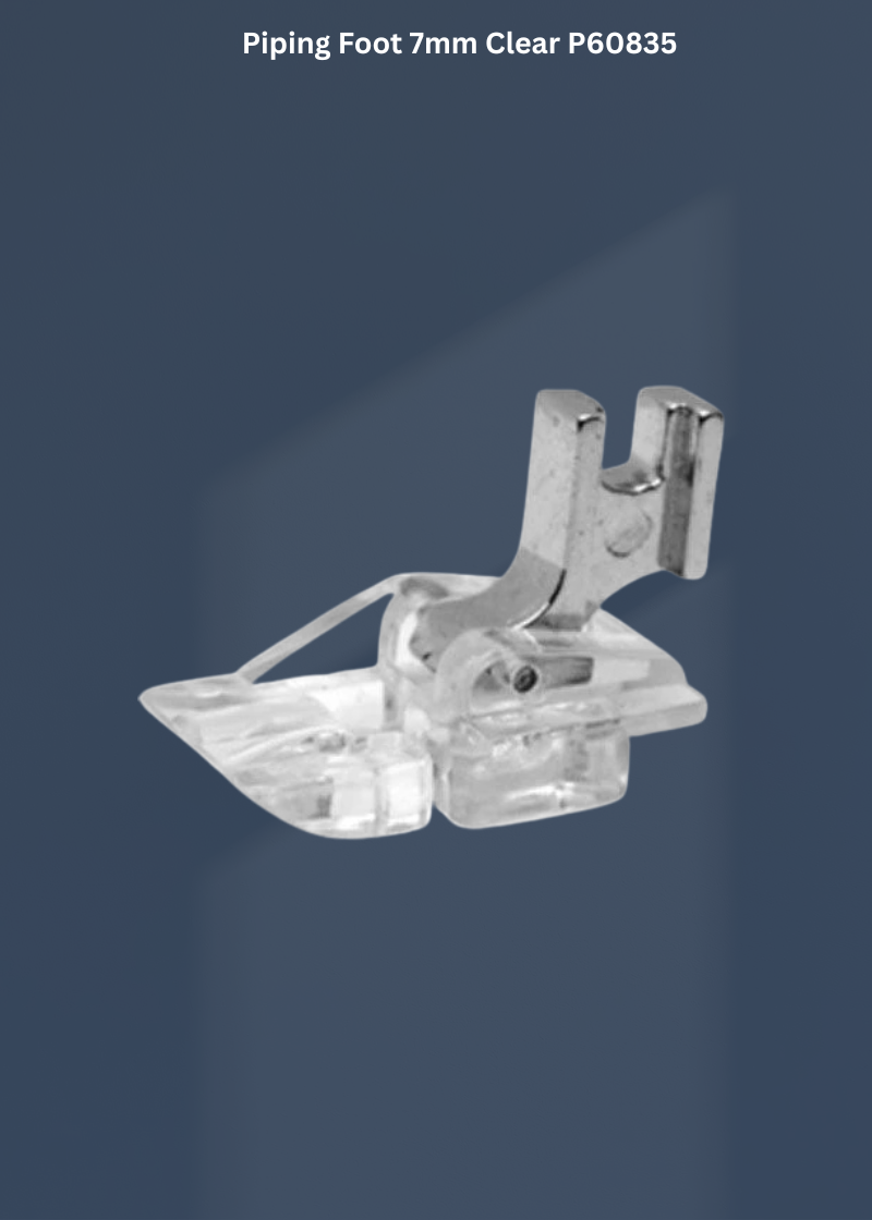 Piping Foot 7mm Clear P60835