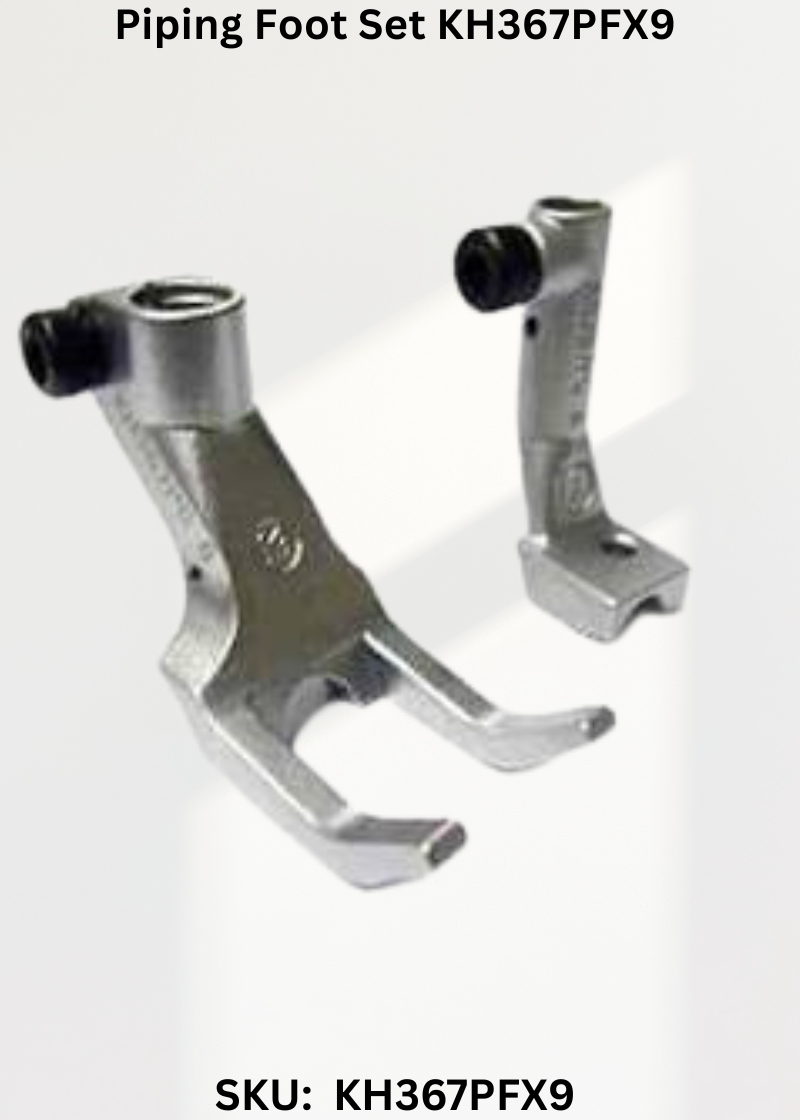 Piping Foot Set KH367PFX9 for Industrial Sewing Machines