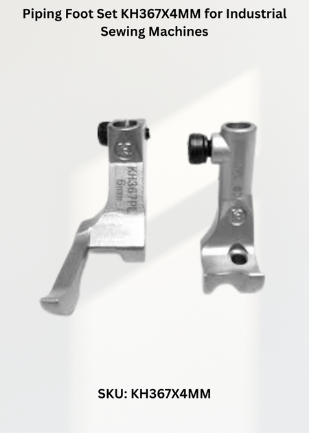Piping Foot Set KH367X4MM for Industrial Sewing Machines