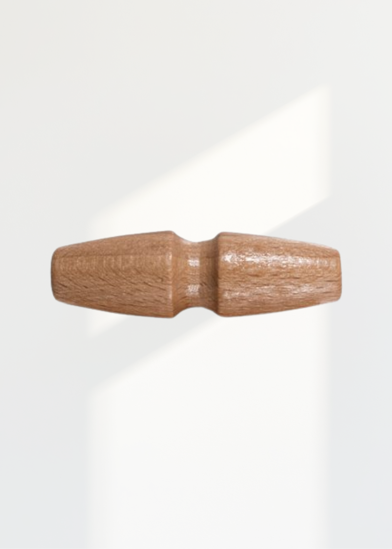 Solid Toggle Coat Buttons - 70L / 45mm - 2/Pack - Beige