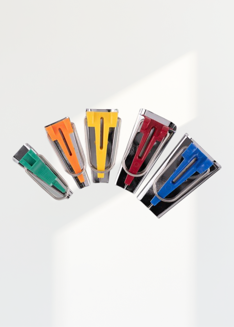 5pcs Bias Tape Maker Set - Assorted Colors