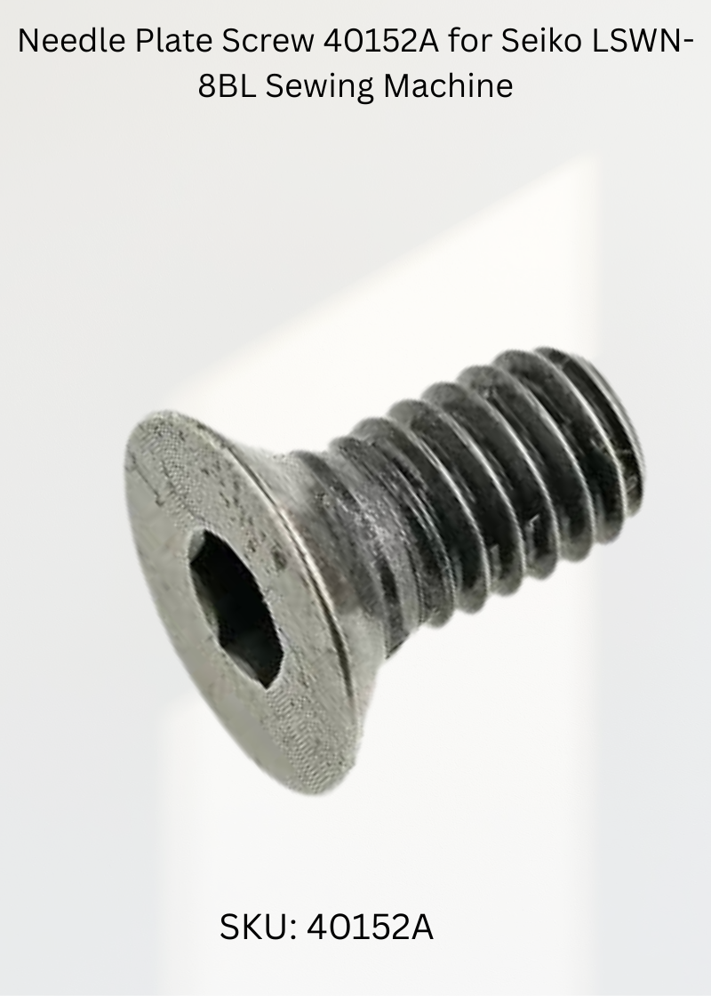 Needle Plate Screw 40152A for Seiko LSWN-8BL Sewing Machine